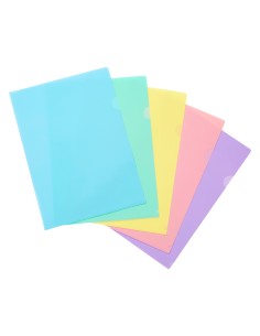 Rainbow Pastel Pochettes A4