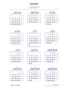 Kalender Poster 40 x 60