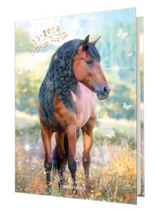 Agenda cheval brun