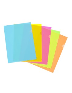 Happy Fluo 10 Sichtmappen A4 2