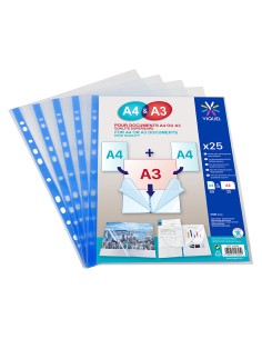 Zeigetaschen gelocht A4/A3...