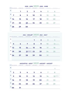 Calendrier Brepols 30 x 60 cm