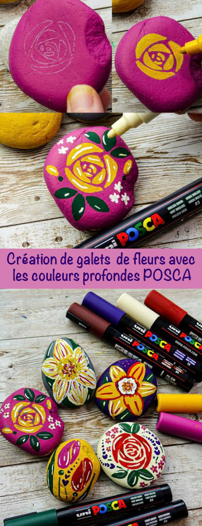 Tuto : décorez des galets avec les uni POSCA Deep Colors - Boutique -  Sigrist & Schaub SA